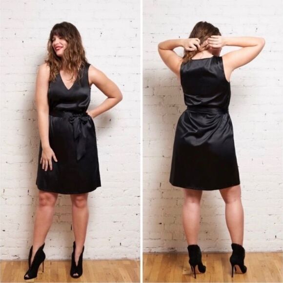 Universal Standard Spencer Slip Tie Dress - Picture 1 of 13